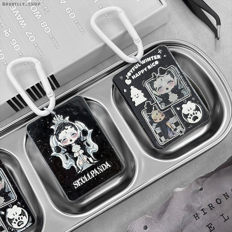آویز پلکسی skull panda 🥀🖤  