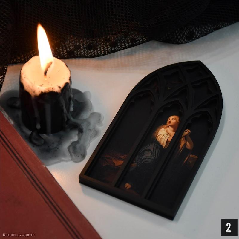  پوستر چوبی طرح کلاسیک 🕯️