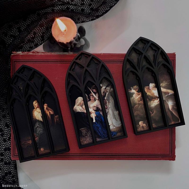  پوستر چوبی طرح کلاسیک 🕯️