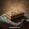 جعبه خاتم کاری طرح چوگان سایز ۱۰×۱۶ با ارتفاع cm۵