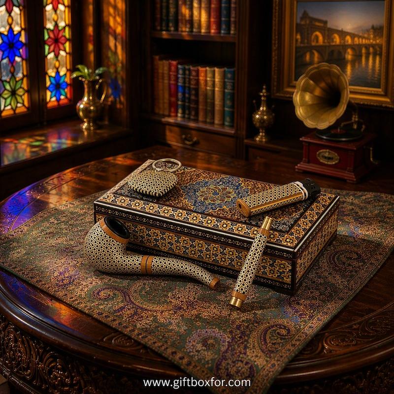 ست هدیه خاتم کاری