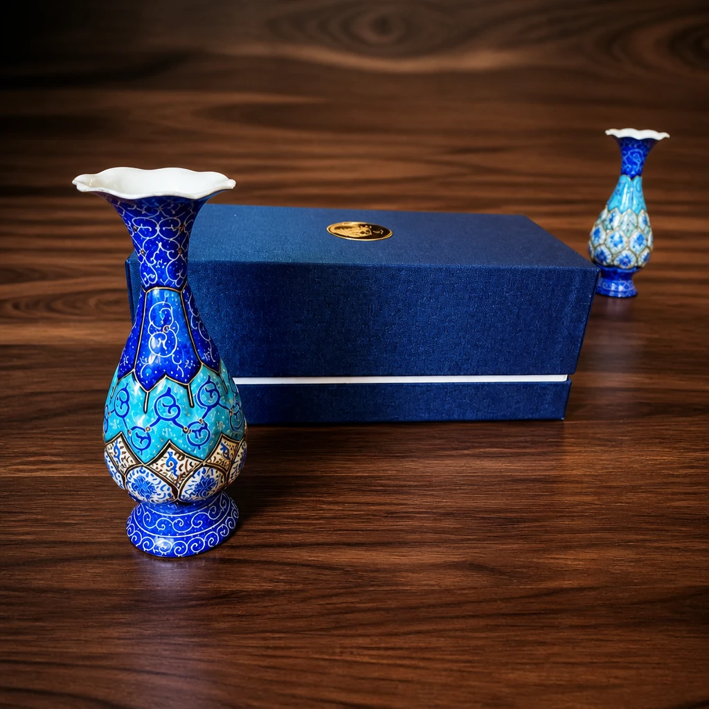 گلدان میناکاری