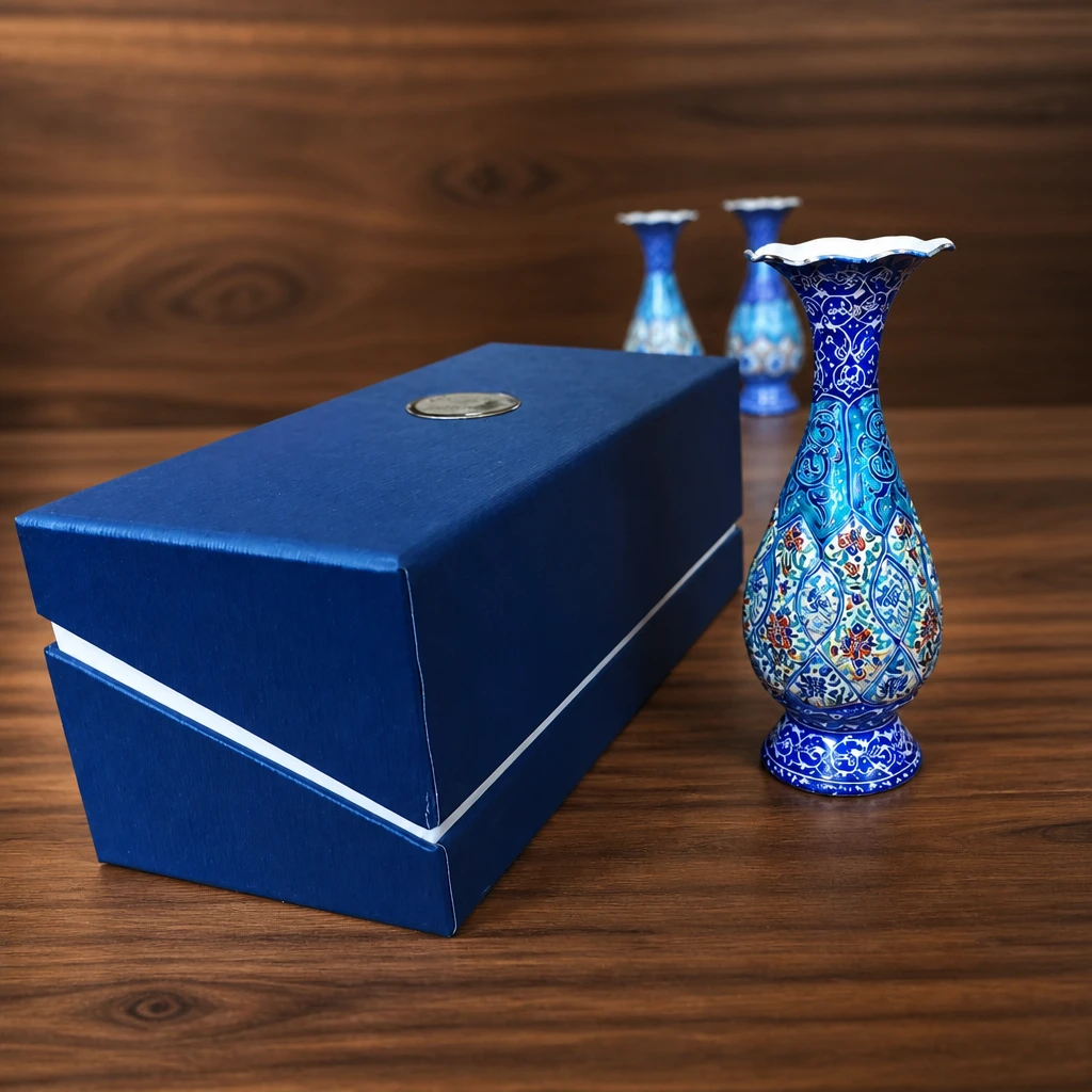 گلدان میناکاری