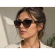عینک آفتابی زنانه مدل گربه‌ای قهوه‌ای | محافظت UV400