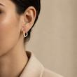 گوشواره ژوپینگ مدل حلقه‌ای مستطیلی 