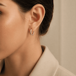 گوشواره ژوپینگ حلقه‌ای کلاسیک صیقلی
