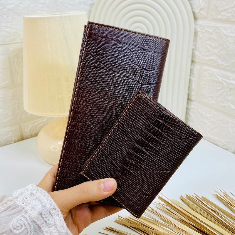 کیف پول کتی به همراه  جا کارتی چرم طبیعی