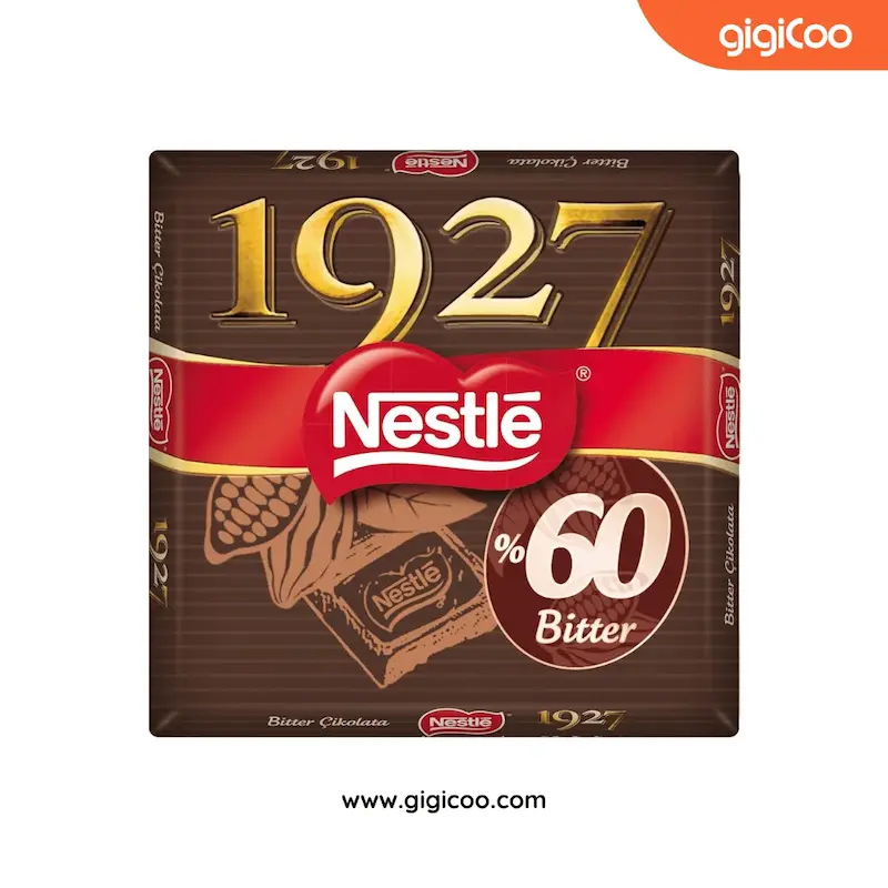 شکلات نستله Nestle 1927 - کرم کاکائو 60 درصد تلخی  - 60 گرمی