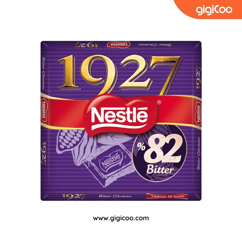 شکلات نستله Nestle 1927 - کرم کاکائو 82 درصد تلخی  - 60 گرمی