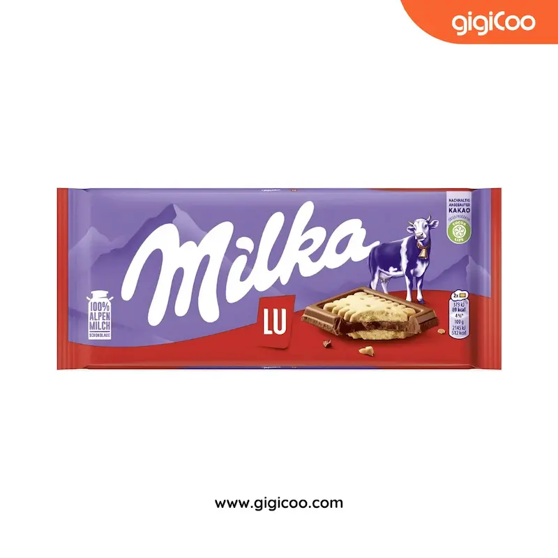 شکلات میلکا Milka - بیسکوئیت اِل یو - 100 گرمی