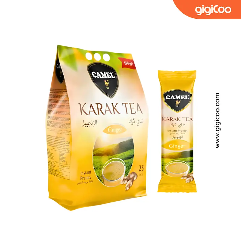 چای کرک کمل Camel - طعم زنجبیل - 25 عددی
