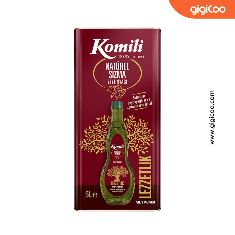 روغن زیتون کومیلی Komili - اصل فرابکر - 5 لیتری