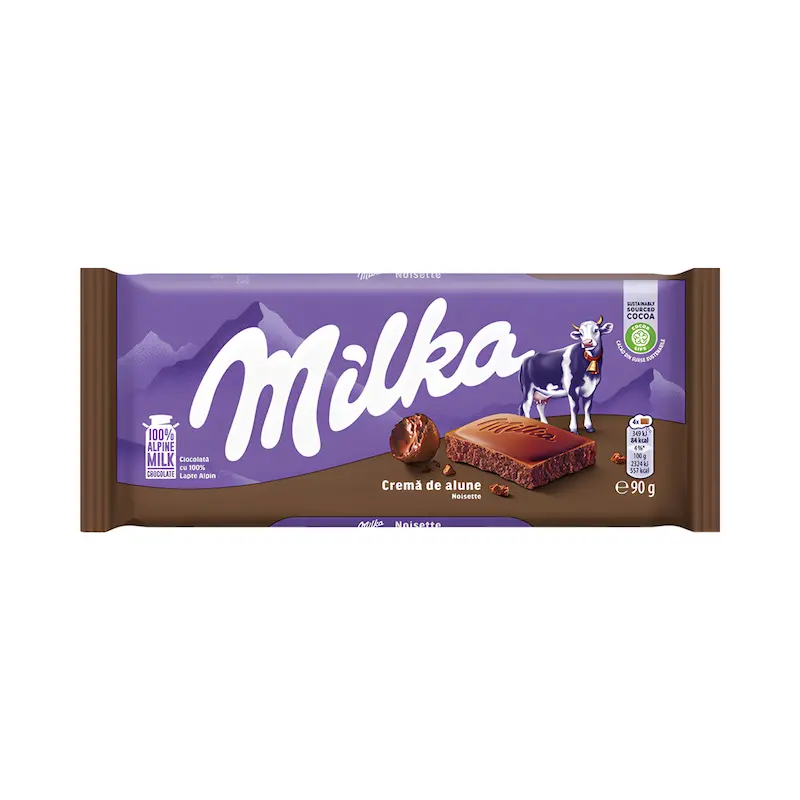 شکلات میلکا Milka - کره فندق - 90 گرمی