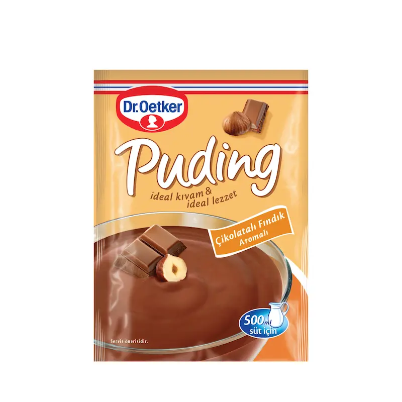 پودینگ دکتر اوتکر Dr.Oetker - طعم شکلات فندقی - بسته 102 گرمی