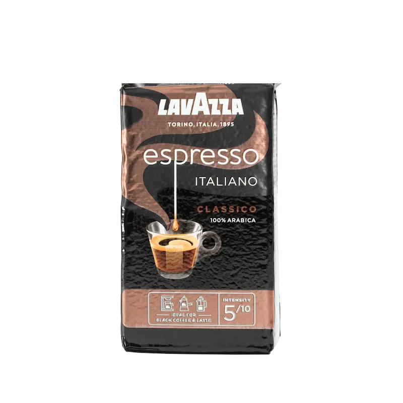 قهوه آسیاب شده لاوازا Lavazza - اسپرسو ایتالیانو کلاسیکو - 250 گرمی