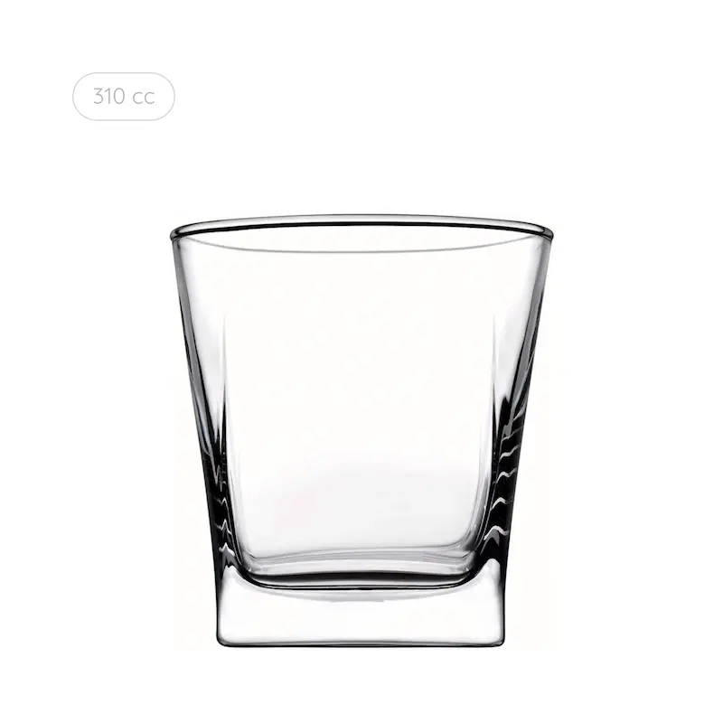 نیم لیوان پاشاباغچه Pasabahce - مدل Carre - بسته 6 عددی - کد 41290