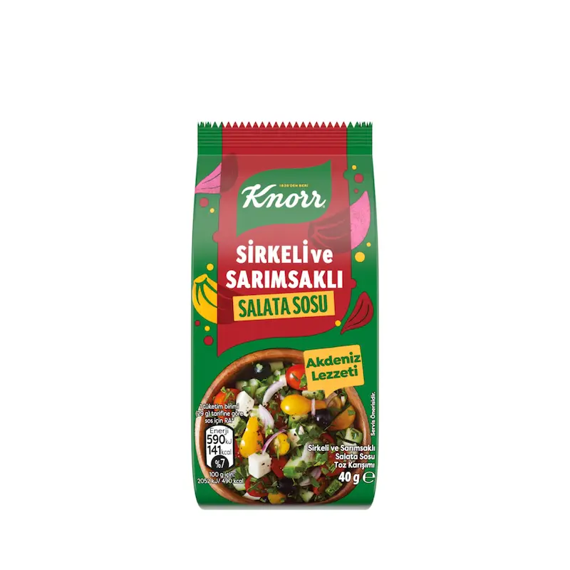 سس سالاد کنور Knorr - حاوی سرکه و سیر - بسته 40 گرمی