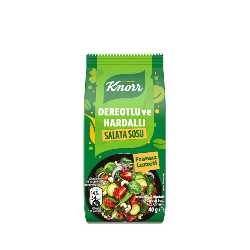 سس سالاد کنور Knorr - حاوی سبزی شوید و خردل - بسته 40 گرمی