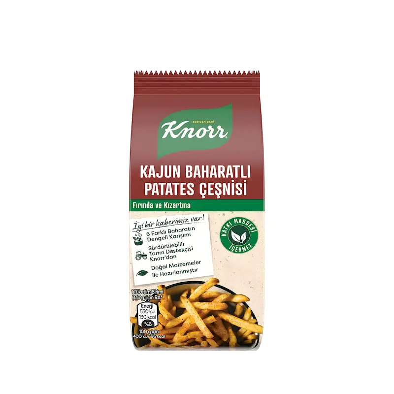 چاشنی سیب زمینی کنورKnorr - ترکیب کاجون - 60 گرمی