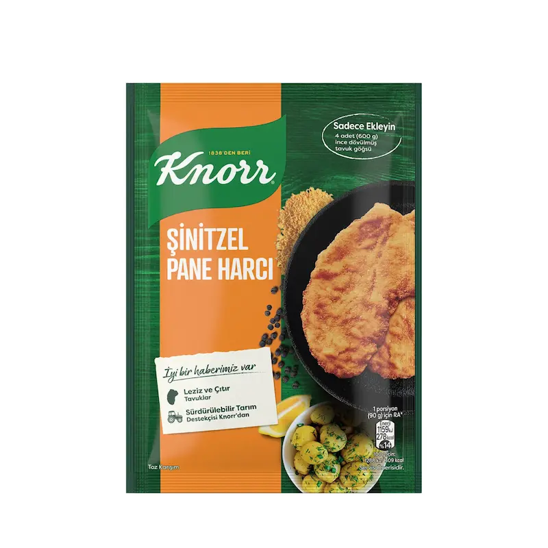 پودر سوخاری کنور Knorr - مخصوص شنیسل - بسته 90 گرمی