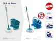 تی و سطل زمین شوی لایف هایت LEIFHEIT - مدل Clean Twist - کد 52102