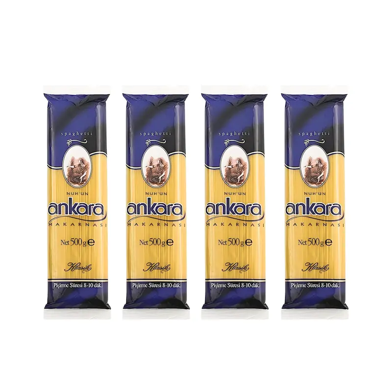 ماکارونی آنکارا Ankara - اسپاگتی - پک 4 عددی - 2000 گرمی