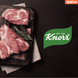 قرص عصاره گوشت کنورKnorr - طعم دهنده گوشت و غذا - 12 عددی