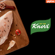 قرص عصاره مرغ کنورKnorr - طعم دهنده مرغ و غذا - 12 عددی
