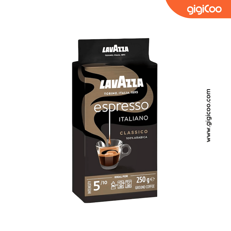قهوه آسیاب شده لاوازا Lavazza - اسپرسو ایتالیانو کلاسیکو - 250 گرمی