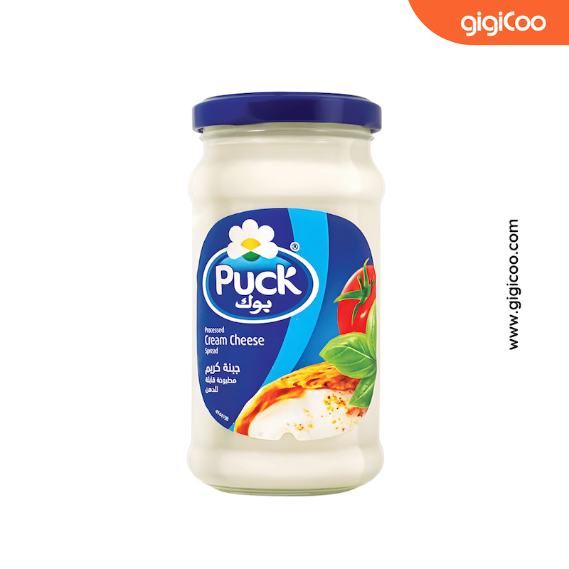 پنیر خامه ای پوک Puck - شیشه - 240 گرمی