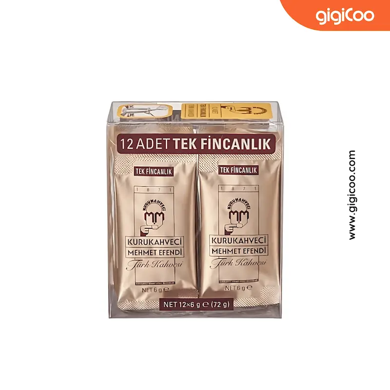 پودر قهوه مهمت افندی Mehmet Efendi - فوری - 12 بسته 6 گرمی