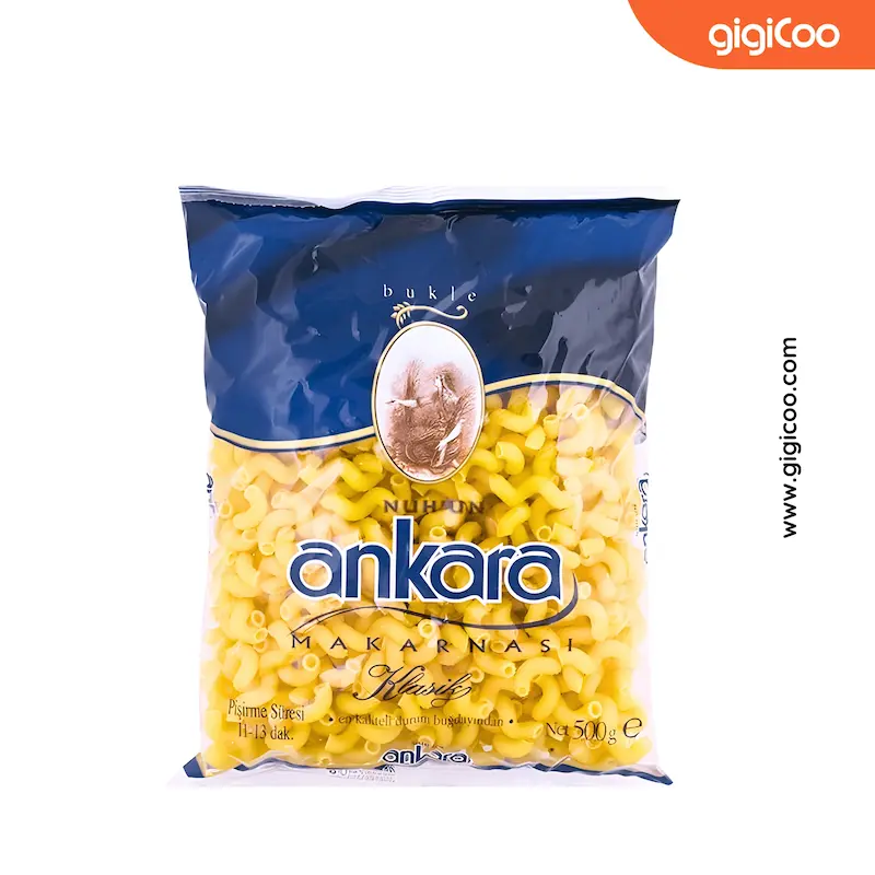 ماکارونی آنکارا Ankara - فرمی لوله ای - 500 گرمی