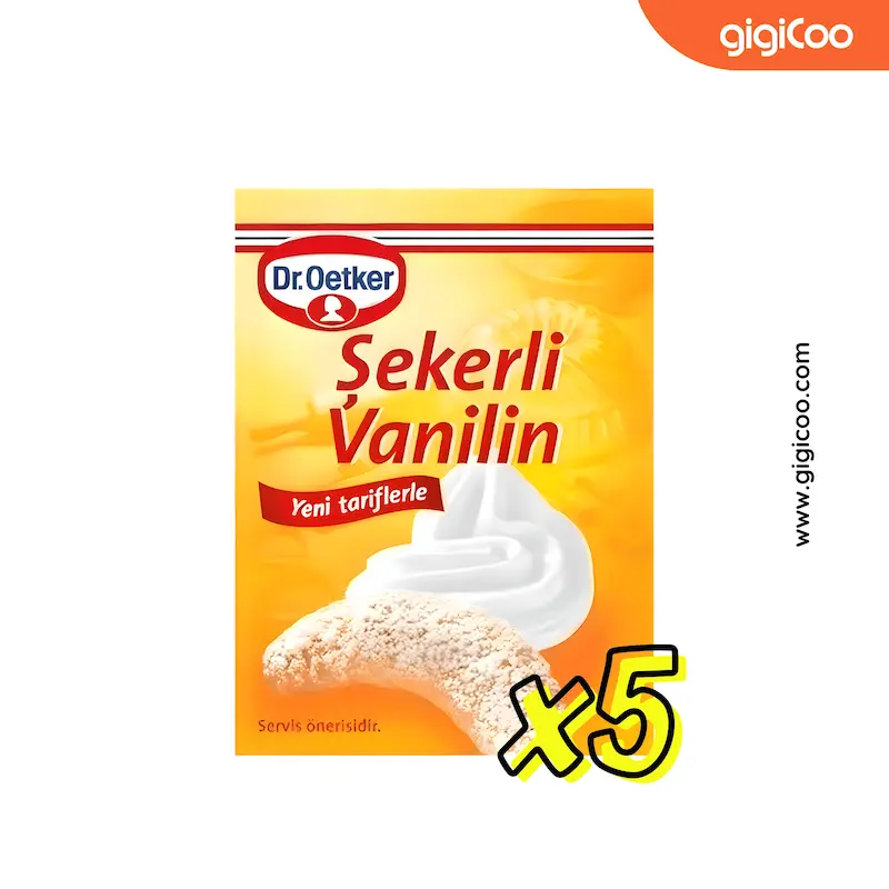وانیل شکری دکتر اوتکر Dr.Oetker - بسته 5 تایی 5 گرمی