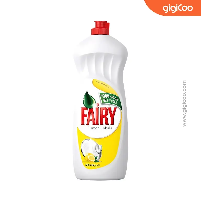 مایع ظرفشویی فیری Fairy - رایحه لیمو - 650 میلی لیتر