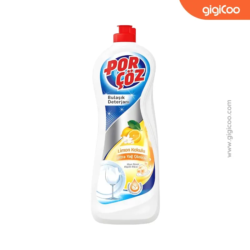 مایع ظرف شویی پورچوز Porcoz - رایحه لیمو - 675 میلی لیتر