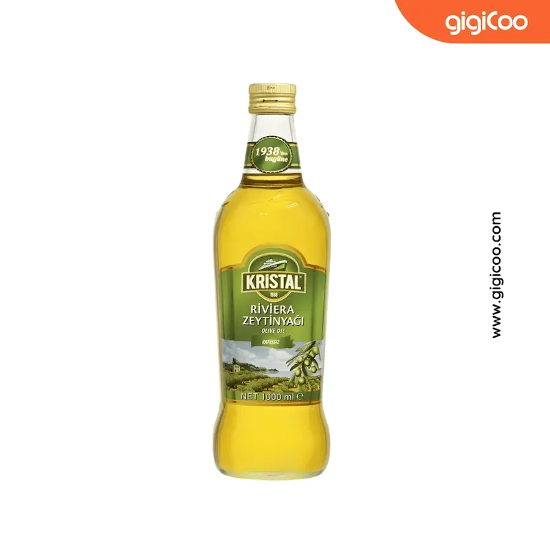 روغن زیتون کریستال Kristal - اصل ریوی اِرا - 1 لیتری بطری