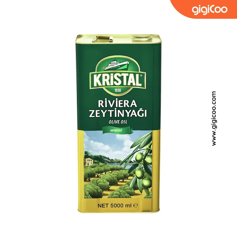 روغن زیتون کریستال Kristal - اصل ریوی اِرا - 5 لیتری