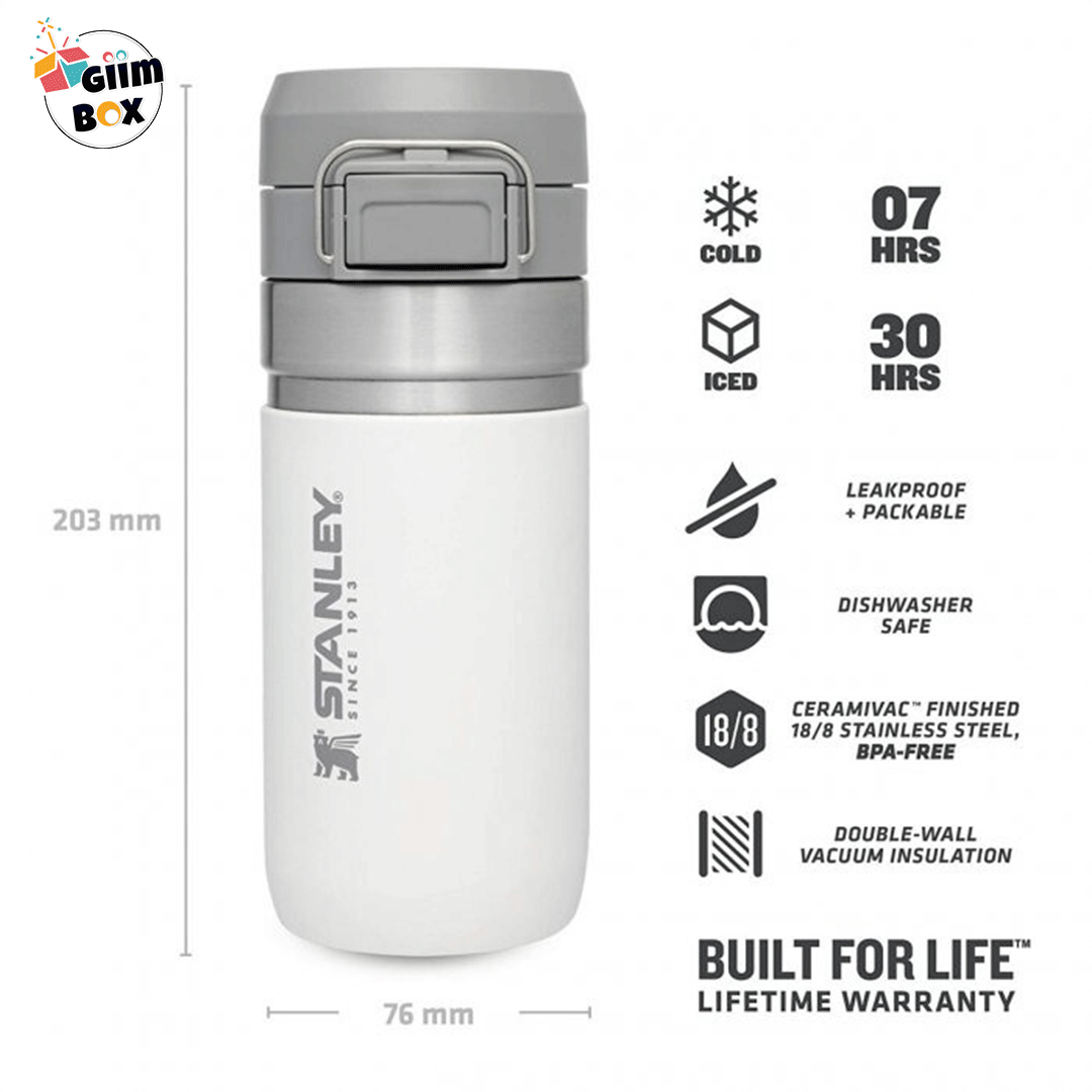 قمقمه/ماگ استنلی 0.47 لیتر مدل The Quick-Flip Water Bottle 