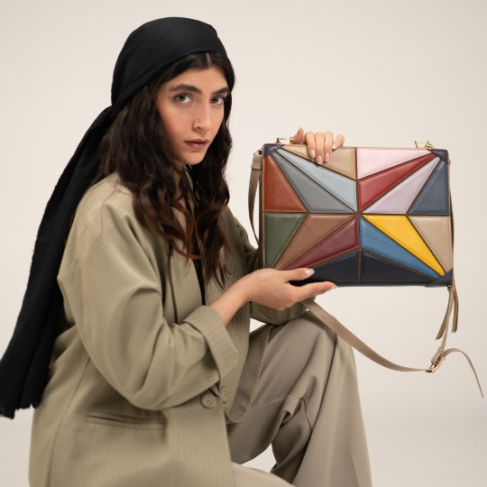 کیف چرم طبیعی مدل فانتازیا تولید اختصاصی