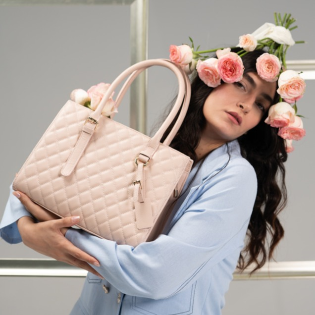 کیف  چرم طبیعی فلوتر مدل شاینا - Dreamy Collection