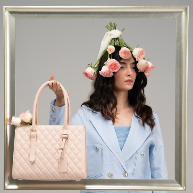 کیف چرم طبیعی مدل شاینا