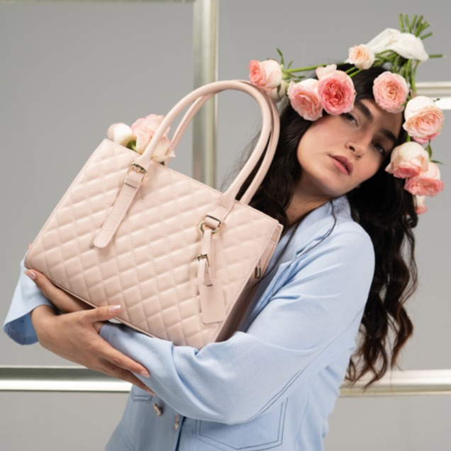 کیف چرم طبیعی مدل شاینا