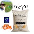 برنج دانه بلند و معطر دم سیاه صدری گیلان خالص 10 کیلویی