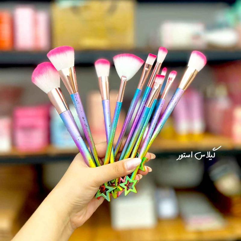 ست براش 10 تکه کیف دار