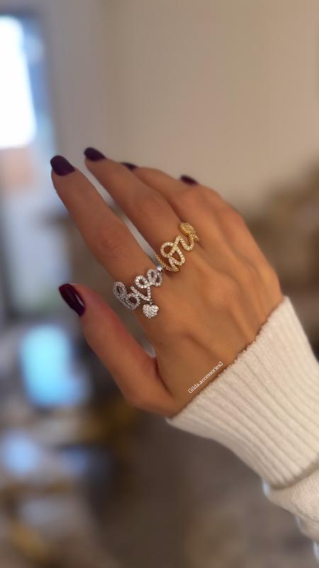 انگشتر نگیندار لاو