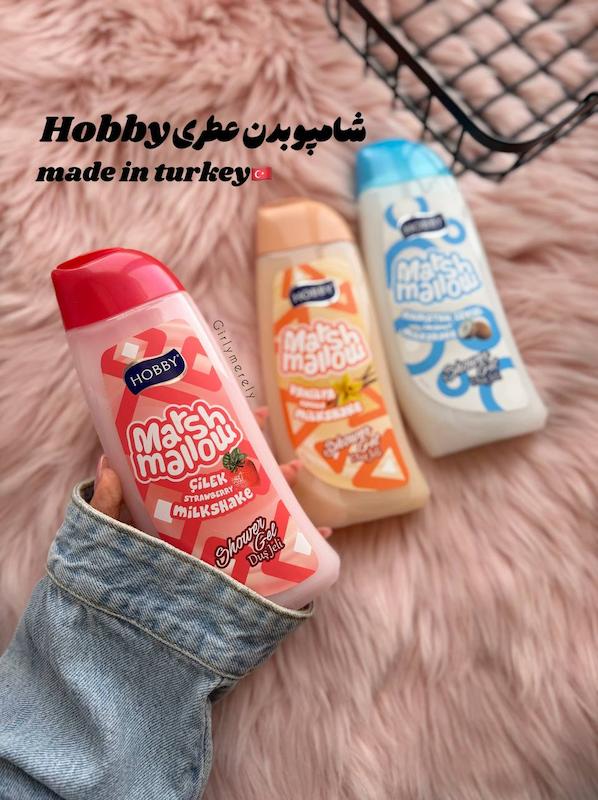 شامپو بدن عطری ترکیه ای Hobby