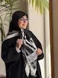 ابریشم مشکی سفید