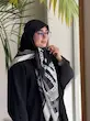 ابریشم مشکی سفید
