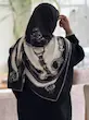 ابریشم مشکی سفید