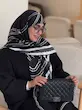 ابریشم مشکی سفید